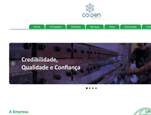 Tablet Screenshot of colden.com.br